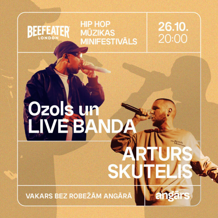 Angārs, Hip hop mūzikas minifestivāls, Ozols un LIVE BANDA, Arturs Skutelis